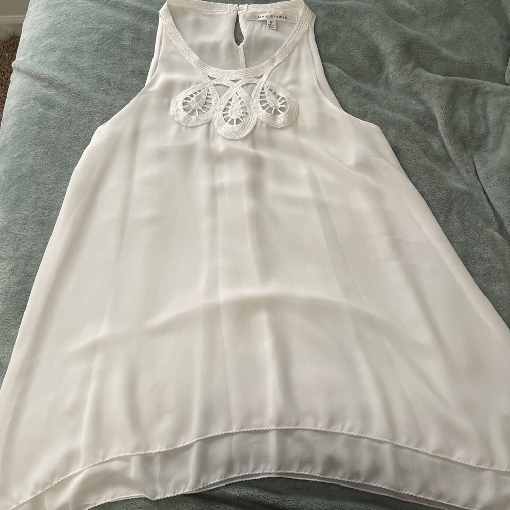 White short dress